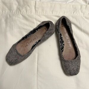 Tom’s ballet flats, Burlap Alessandra, women’s size 9